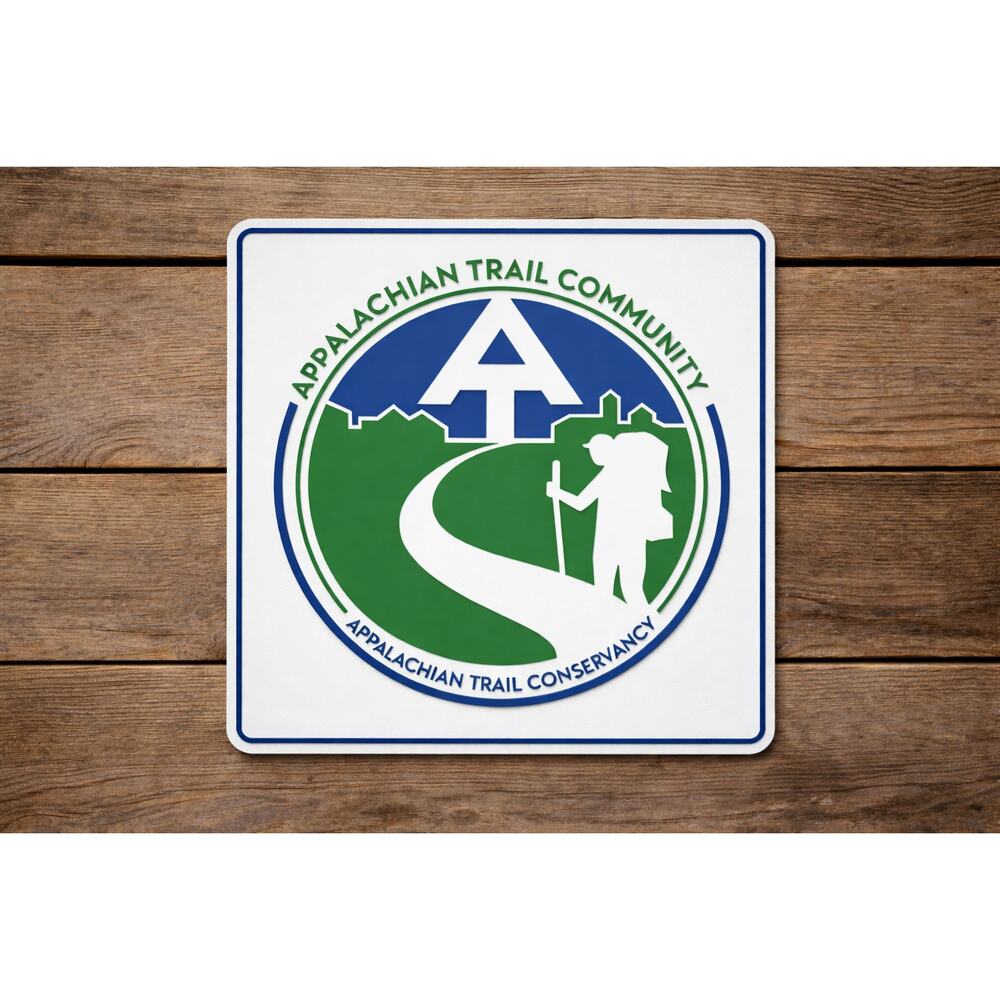 Appalachian National Scenic Trail Community Sign Route Marker Georgia Maine